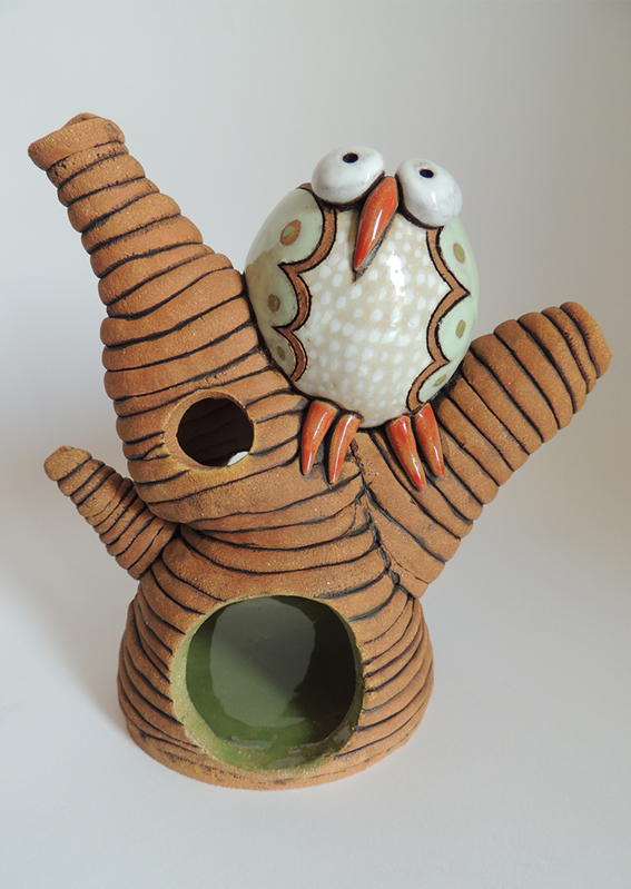 diffusore gufo presepe gufo greta filippini oca ceramica artistica ferrara bomboniere regali personalizzati 1