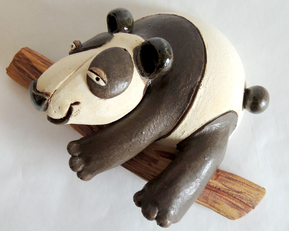 panda greta filippini oca ceramica artistica ferrara